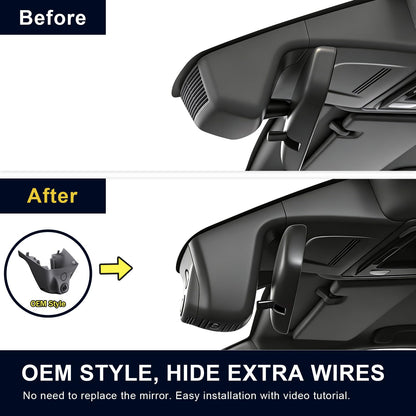 Mangoal Honda CRV dash cam - 4K front and 1080p rear with integrated OEM look