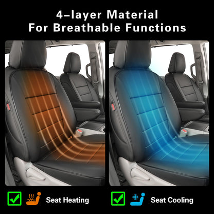 EKR Sienna seat covers - custom fit leather for 2011-2014 models