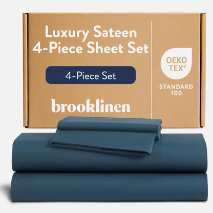 BED_LINEN_SET — Brooklinen luxe core sheet set with fitted and flat sheets plus pillowcases