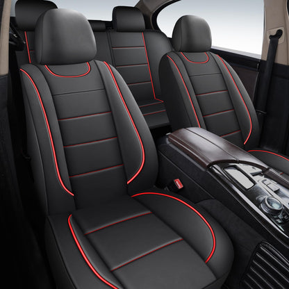 HChengkikz vehicle seat cover — Quilted leather, waterproof, airbag compatible