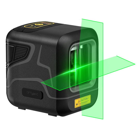 Fanttik D2 laser level — 100 ft self-leveling with magnetic bracket and pouch