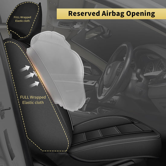 AOMSAZTO Ford Ranger seat covers — custom fit waterproof leather protector