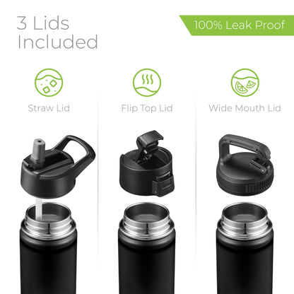 SipX™ thermos — triple-insulated stainless steel design