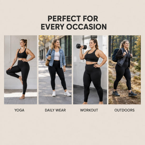 HLTPRO plus size leggings - high waist stretchy pants for workout and yoga