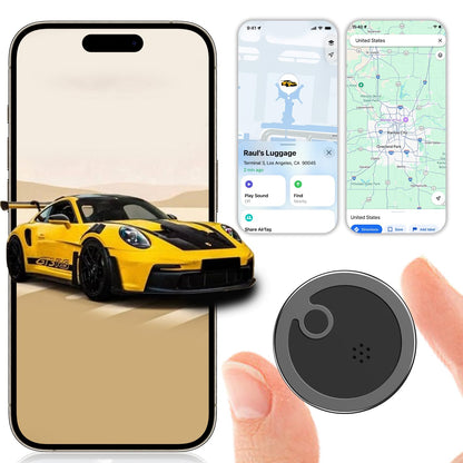 Agvsre GT36 Electroplating GPS Tracker, SIM Card Required for No Monthly fee Required GPS Locator | Real-time Positioning for Cars, Vehicles, Children, Pets |50