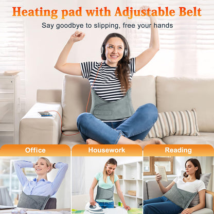Electric heating pad — relief for back pain and period cramps