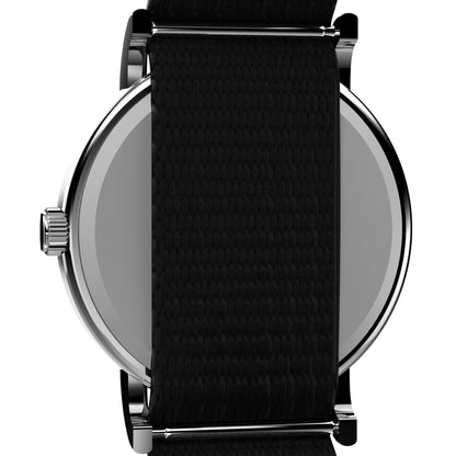 Timex Weekender watch — 38mm unisex design with INDIGLO backlight and nylon strap