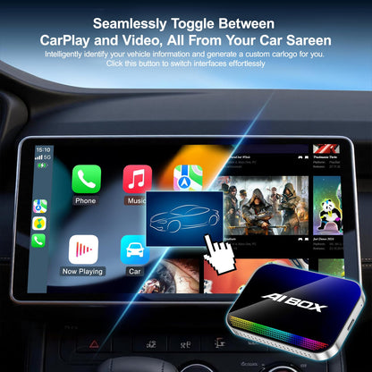 Electronic adapter — Yurnlv wireless CarPlay and Android Auto with built-in apps