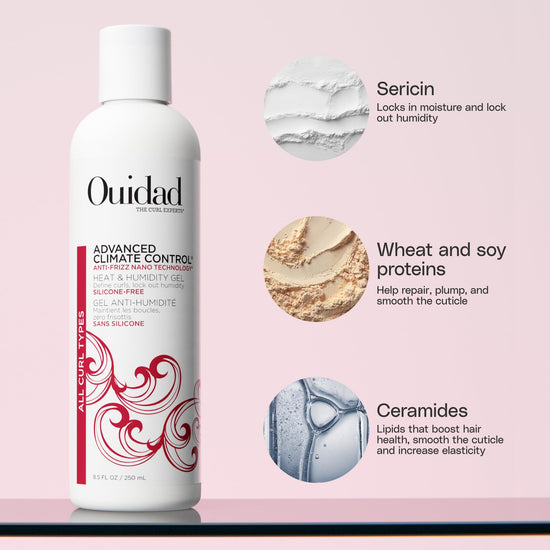 Ouidad Advanced Climate Control gel — Crunch-free, soft hold for defined curls