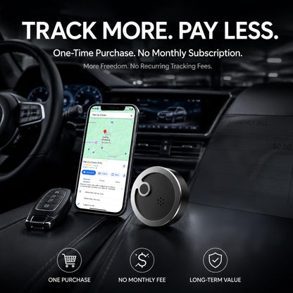 Agvsre GT36 Electroplating GPS Tracker, Vehicles Magnetic Anti Theft Locator No Monthly Fee No Sim .22