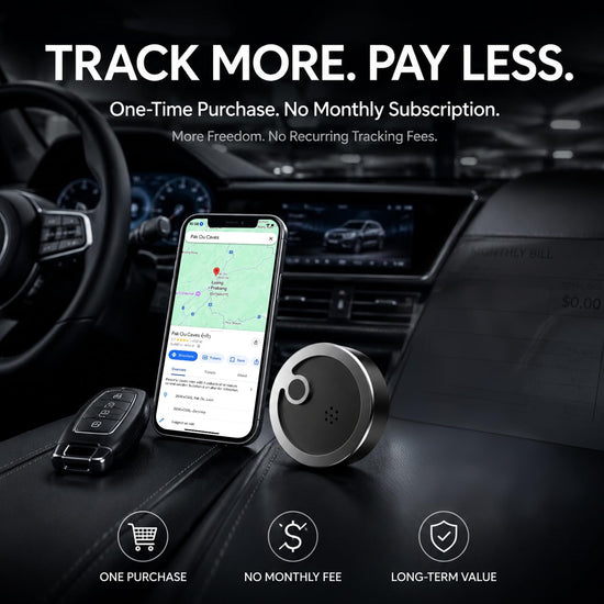 Agvsre GT36 Electroplating GPS Tracker, Vehicles Magnetic Anti Theft Locator No Monthly Fee No Sim .22