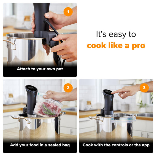 Anova Culinary sous vide machine — WiFi enabled, 1100 watts