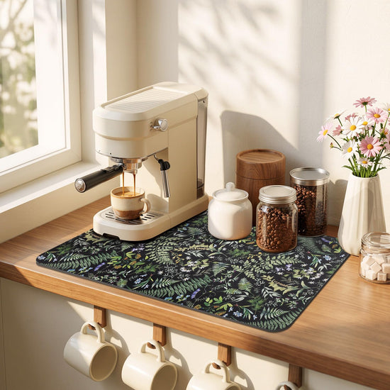 LOKHOM dish drying mat — highly absorbent and quick drying design.