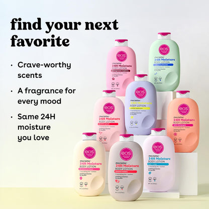 eos 24H moisture body lotion — travel size formula