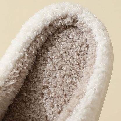 ULEL cute frog slippers — fuzzy memory foam winter shoes