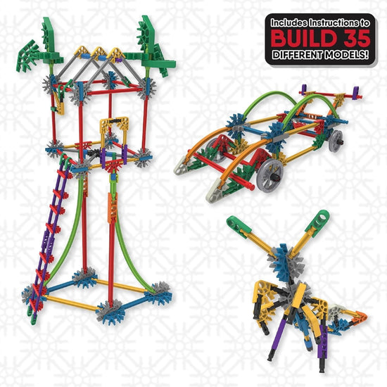 K'NEX Imagine building set — 522 pieces for 35 models and engineering fun
