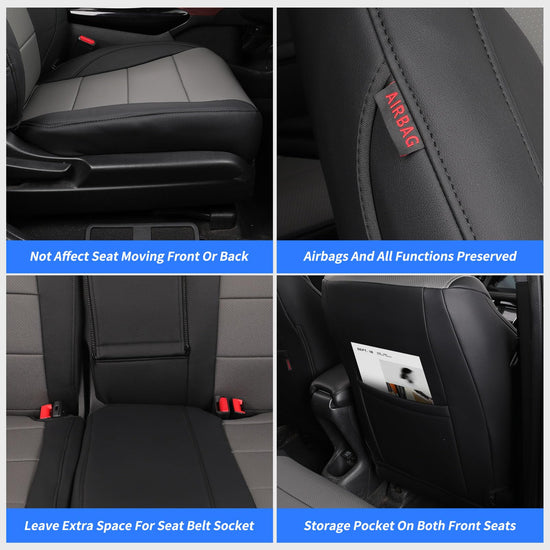coverdream Highlander leather seat covers – luxury waterproof protection for Toyota Highlander SUV 2020-2026