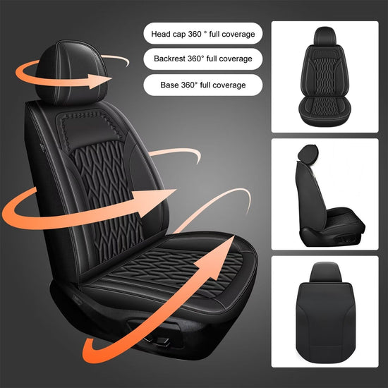 AOMSAZTO vehicle seat cover — custom fit for Lexus is 300/350 2001-2026, waterproof faux leather
