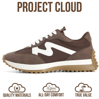 Project Cloud fashion sneakers — Memory foam and non-slip comfort shoes for women 2026