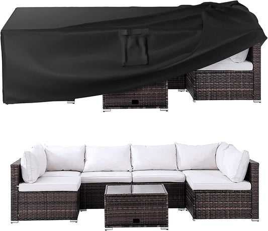 Storage cover — Waterproof outdoor furniture cover with heavy duty 600D material