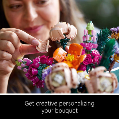 LEGO Botanicals Flower Bouquet set — artificial flowers for home decoration