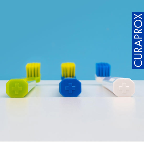 Curaprox CS 5460 ultra-soft toothbrush – gentle plaque removal, 3-pack, random colour