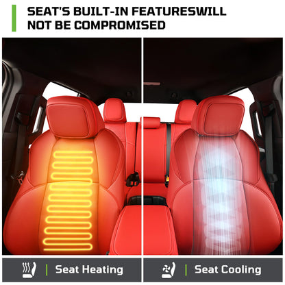 Vehicle seat cover — Custom waterproof luxury leather for Tacoma 2024-2026
