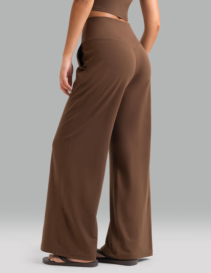 Colorfulkoala high-waisted wide leg yoga pants — ultra soft lounging leggings