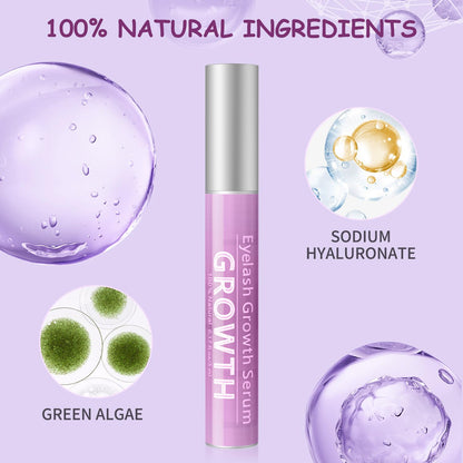 Eyelash growth serum — volumizing formula with natural ingredients, vegan and cruelty-free 5mL
