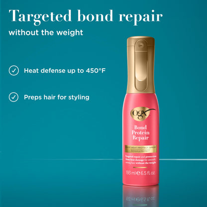 Hair styling agent — OGX repair & protect bond protein heat protect spray 6.5 fl. oz.