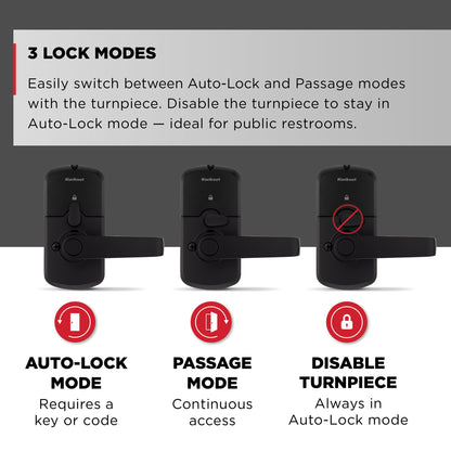 Kwikset SmartCode 955 electronic handle — keyless entry with high traffic durability