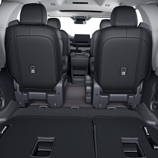 HKZ Sienna car seat covers — leather set for 8-seat Toyota Sienna models 2021-2026