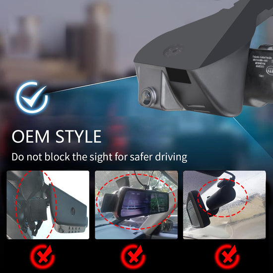 Mangoal dash cam - 4K front and 1080P rear for Dodge RAM 1500/2500/3500 2019-2024 model D, Rebel Big Horn Laramie, GPS and WiFi included, 128GB card included.
