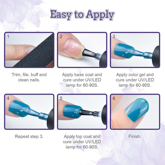 JODSONE gel nail polish kit with 32 colors and UV light