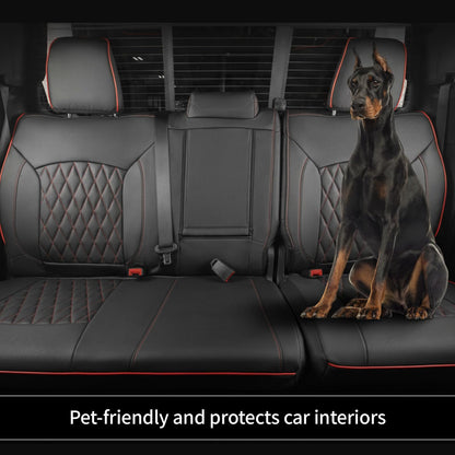 EKR Wrangler seat covers - Custom fit leather covers for Jeep Wrangler 4XE 2023-2025