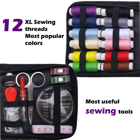 ARTIKA sewing tool set — small beginner kit with multicolor threads and accessories