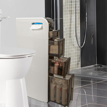 BAISRGS bathroom cabinet — mobile design for small spaces and no installation needed