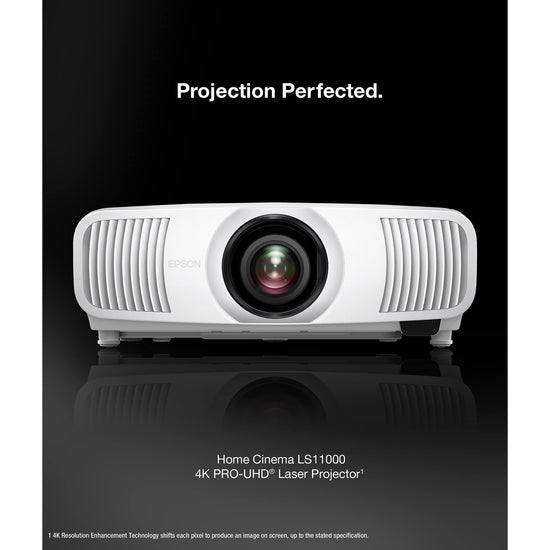Epson video projector — 4K pro-UHD with HDR and 2,500 lumens brightness
