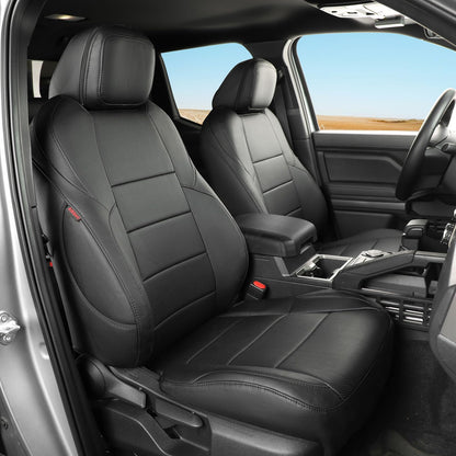 Customized vehicle seat covers — Luxury waterproof leather for 2025 2026 Toyota 4Runner 7 seats.