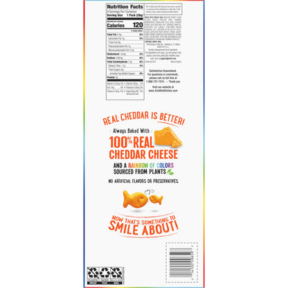 Pepperidge Farm Goldfish crackers multi-pack tray.
