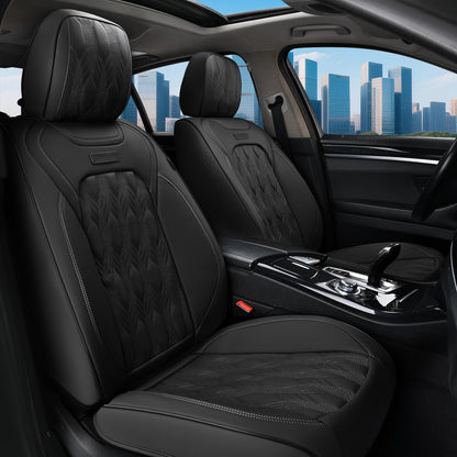 Coverado car seat cover — premium nappa leather with embossed pattern
