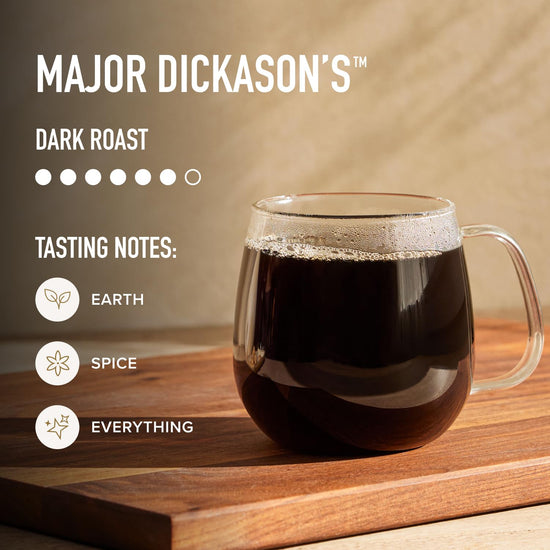 Coffee — Major Dickasons blend whole beans by Peets Coffee & Tea