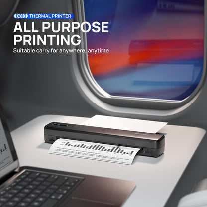 POLONO portable printer - wireless thermal printer for travel and mobile use