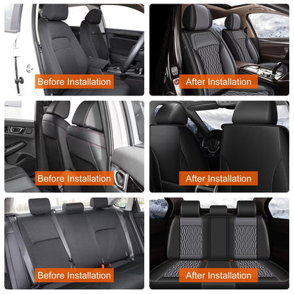 Vehicle seat cover — waterproof leather for Toyota Highlander 2007-2026