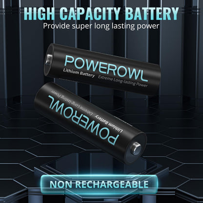 Lithium AA batteries — long-lasting power source for devices.
