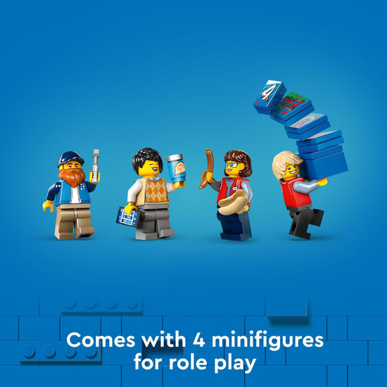 LEGO City delivery truck toy — includes 3 minifigures, ages 8+ years, 60440