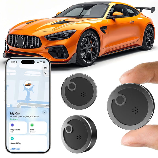 Agvsre GT36 Electroplating GPS Tracker, Vehicles Magnetic Anti Theft Locator No Monthly Fee No Sim .22