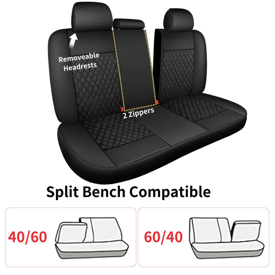 HChengkikz vehicle seat cover — Breathable and waterproof full set for universal fit cars