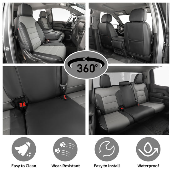 EKR vehicle seat cover — Faux leather for 2025 2026 GMC Terrain AT4 Denali Elevation