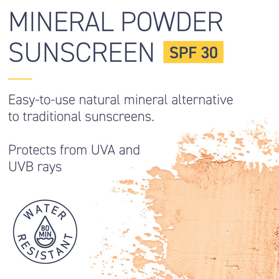 Brush On Block SPF 30 mineral powder sunscreen — refillable and reef friendly